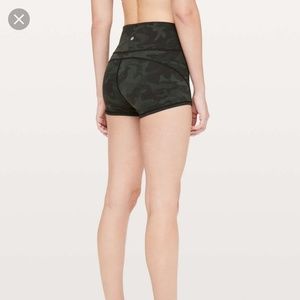 Lululemon in movement shorts